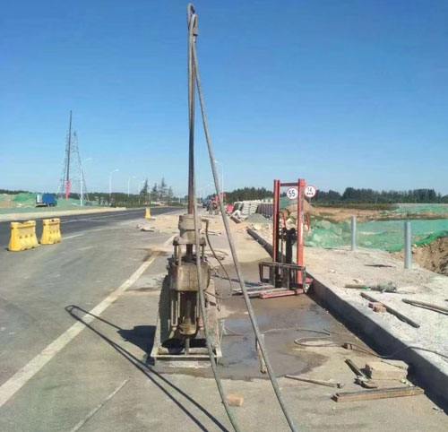 金门公路高聚物注浆加固