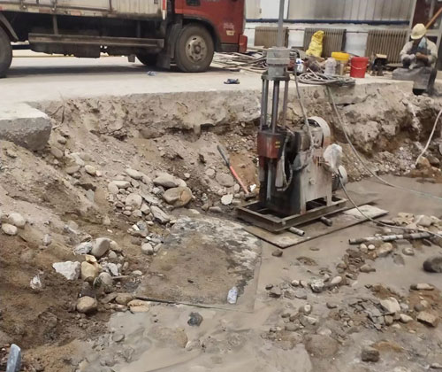 金门公路下沉压浆